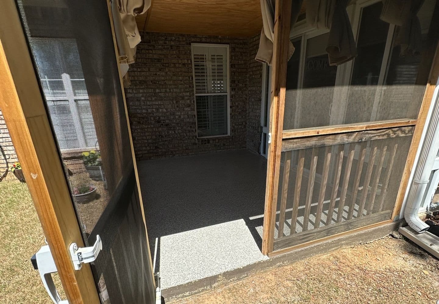 Outdoor Polyaspartic Lanai Coating in Stuart, Florida